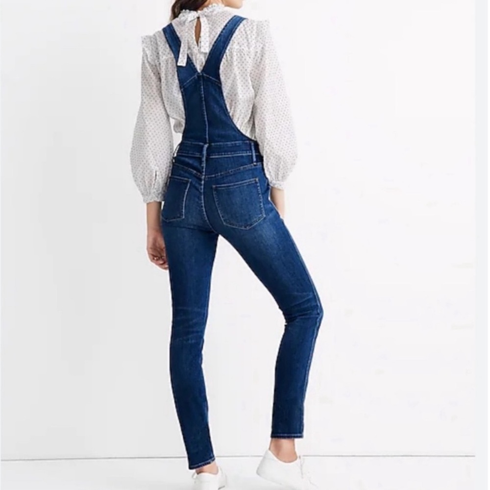 Madewell NWT Skinny Overalls in Groveland Wash | XS - Picture 4 of 12
